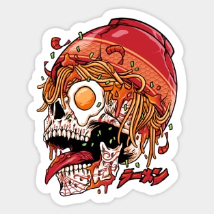 spicy skull Sticker